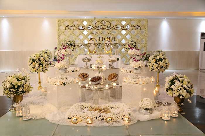هزینه گل آرایی سفره عقد در اصفهان